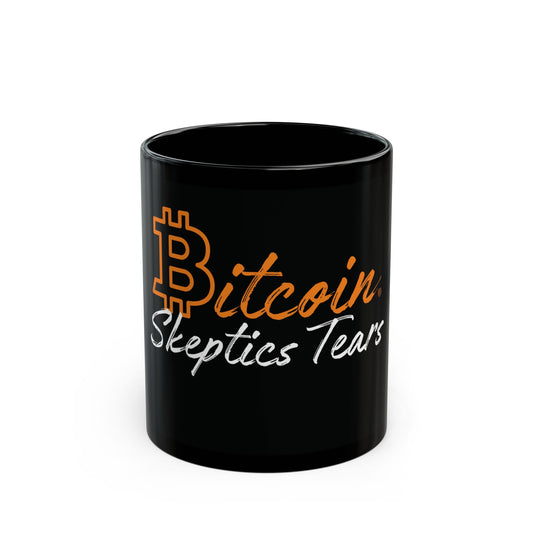 Bitcoin Skeptics Tears Mug, Crypto HODLer Coffee Cup
