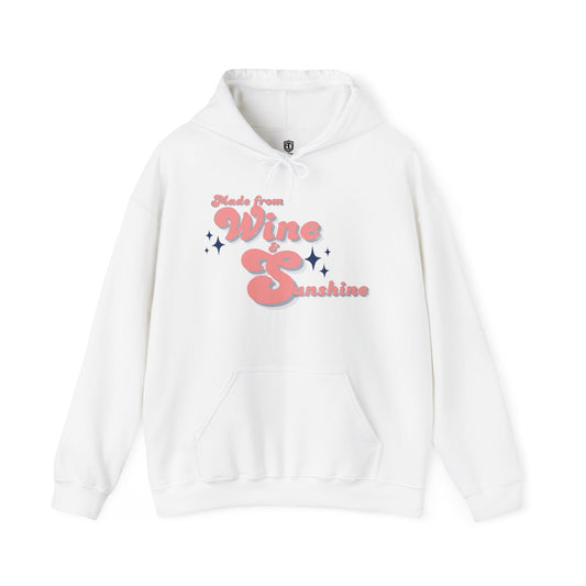 Made from Wine & Sunshine Women's Hoodie Funny Sweatshirt