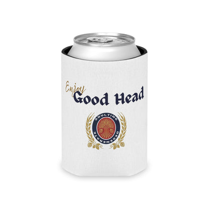 Enjoy Good Head Drink Sleeve Beer Inspired  Can Cooler Party Essential "Coozie"