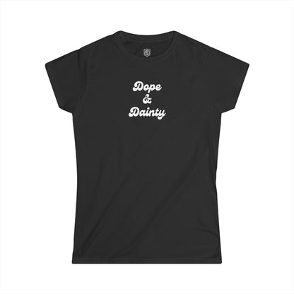 Retro Dope & Dainty Women's Premium Tee Funny Tee Shirt