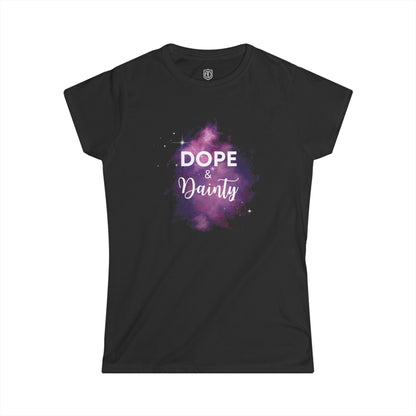 Galaxy Dope & Dainty Women's Premium Tee Funny Tee Shirt