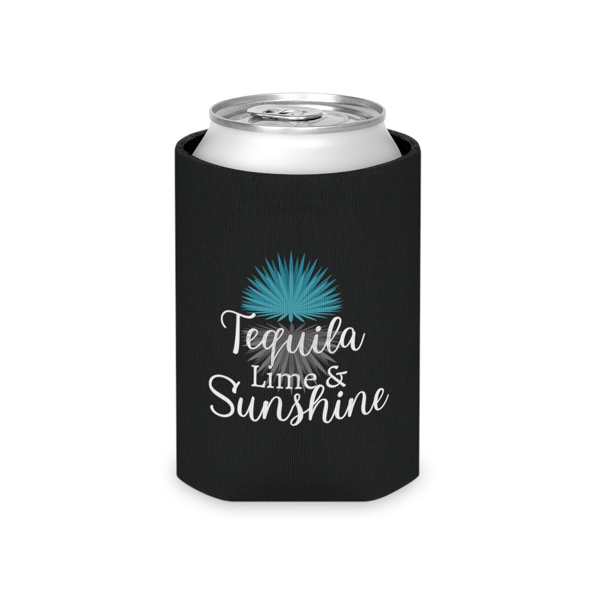 Tequila Lime & Sunshine Can Cooler Party Essential "Coozie"