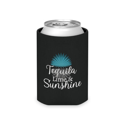 Tequila Lime & Sunshine Can Cooler Party Essential "Coozie"