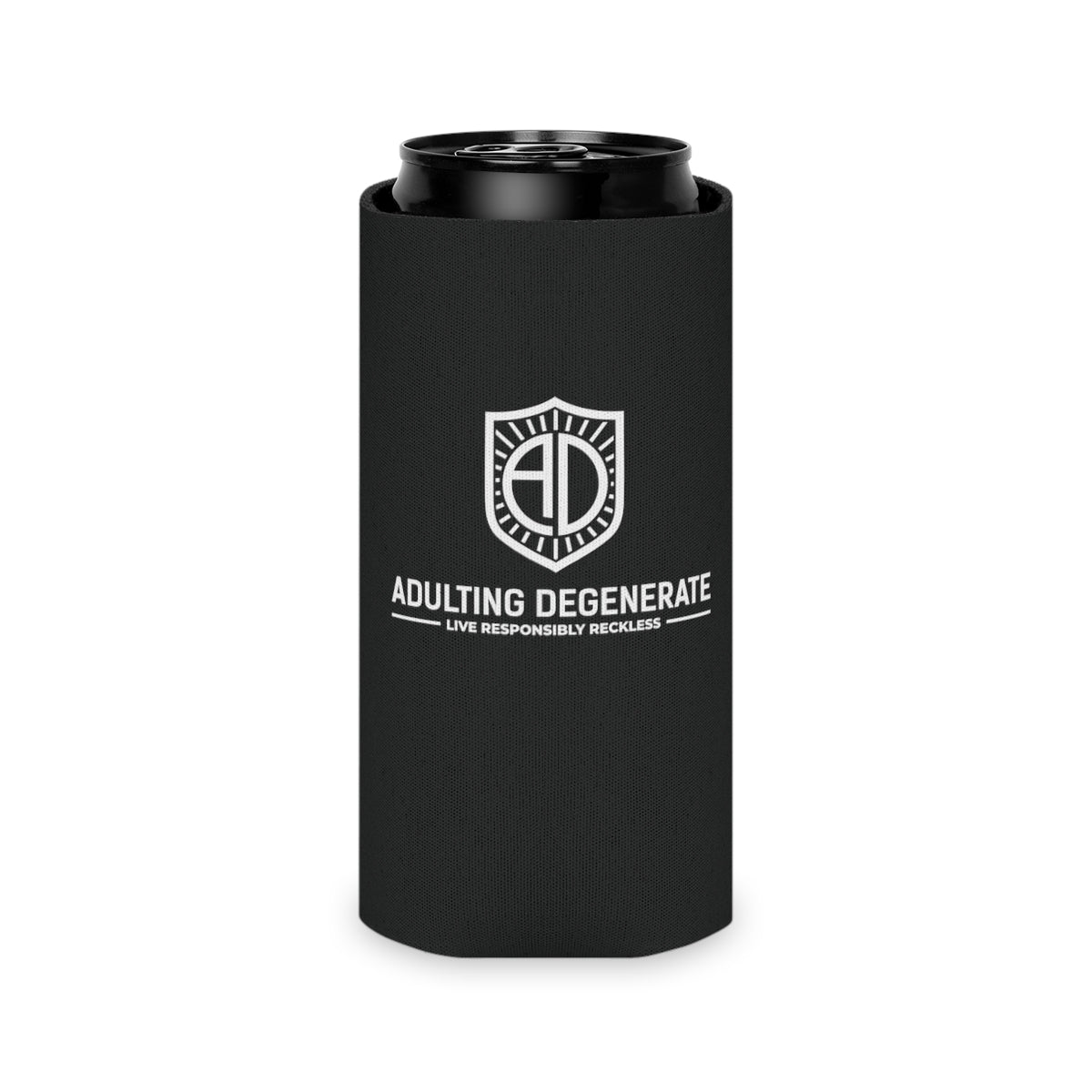 Adulting Degenerate Lifestyle Can Cooler Everyday Essential "Coozie"