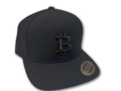 Bitcoin  Embroidered 3D Puff Logo Snapback Hat Crypto Accessories