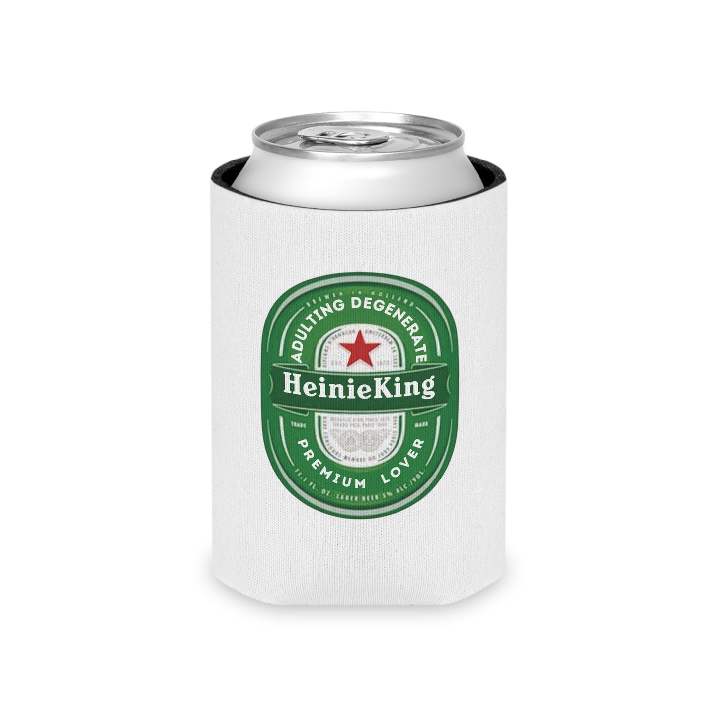 HeinieKing Drink Sleeve Beer Inspired  Can Cooler Party Essential "Coozie"