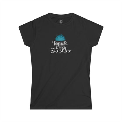 Tequila Lime & Sunshine Women's Premium Tee Funny Tee Shirt