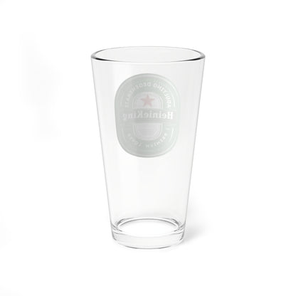 HeinieKing Beer Glass Beer Inspired Pint Glass: Funny Gift for Craft Beer Fans