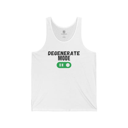 Degenerate Mode On Men's Tank Chill Vibes Tank Top