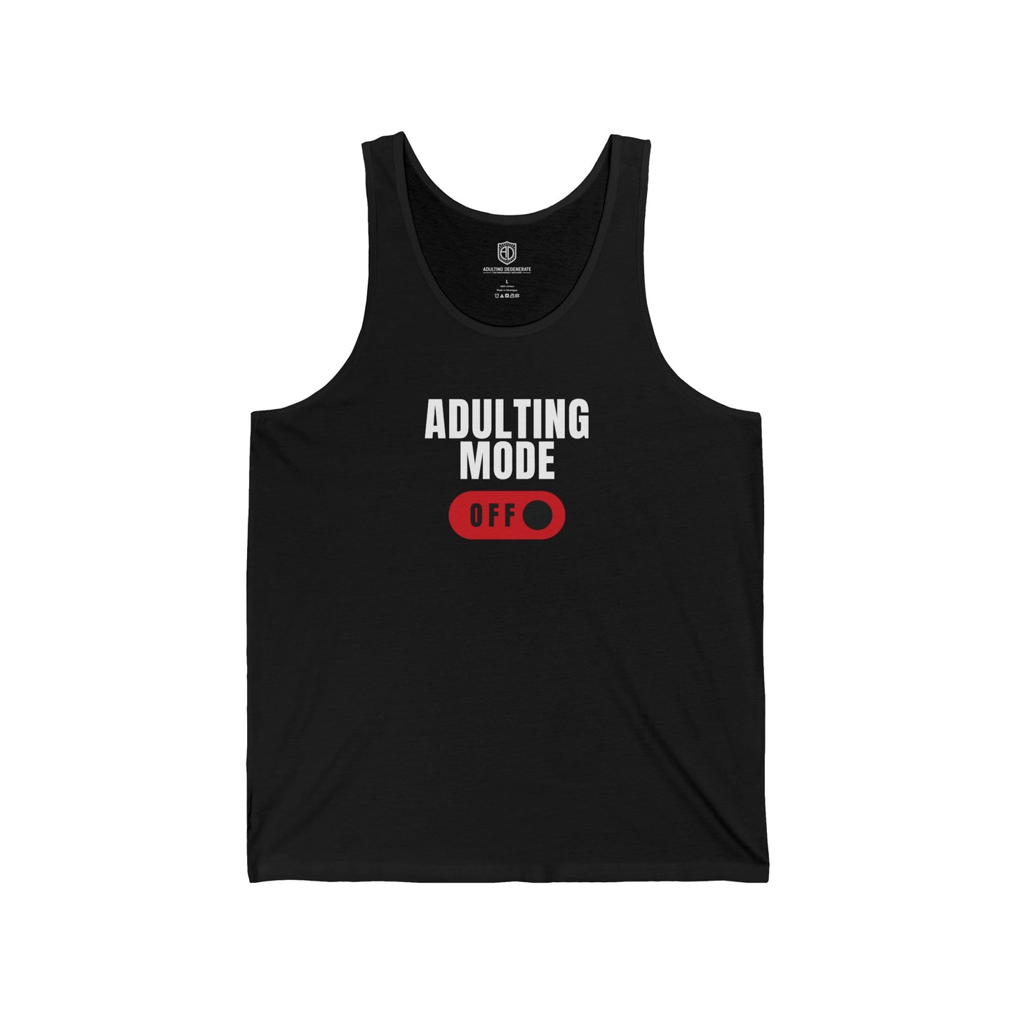 Adulting Mode Off Men's Tank Chill Vibes Tank Top