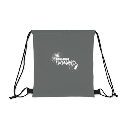 Adulting Degenerate Graffiti  Drawstring Bag Everyday Bag