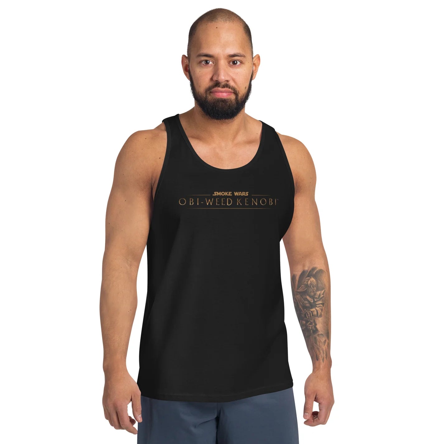 Smoke Wars Obi-Weed Kenobi Unisex Tank Chill Vibes Tank Top