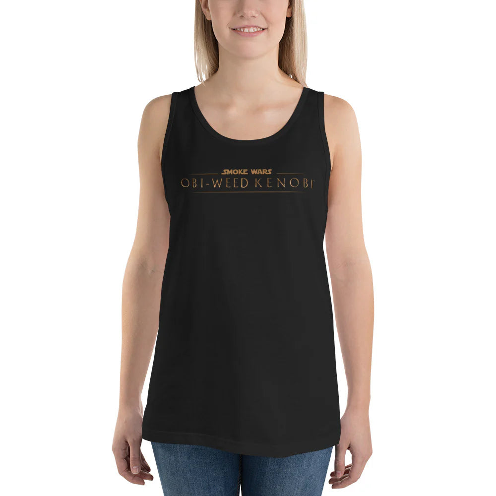 Smoke Wars Obi-Weed Kenobi Unisex Tank Chill Vibes Tank Top