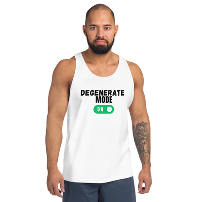 Degenerate Mode On Men's Tank Chill Vibes Tank Top