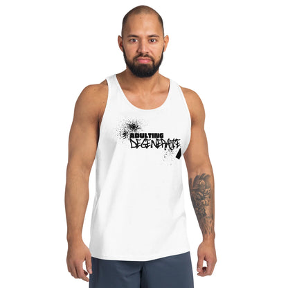 Adulting Degenerate Graffiti Unisex Tank Relaxing Tank Top