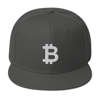 Bitcoin  Embroidered 3D Puff Logo Snapback Hat Crypto Accessories