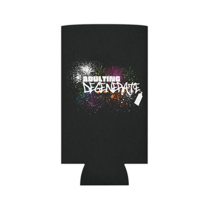 Adulting Degenerate Graffiti Can Cooler Party Essential "Coozie" - Adulting Degenerate LLC