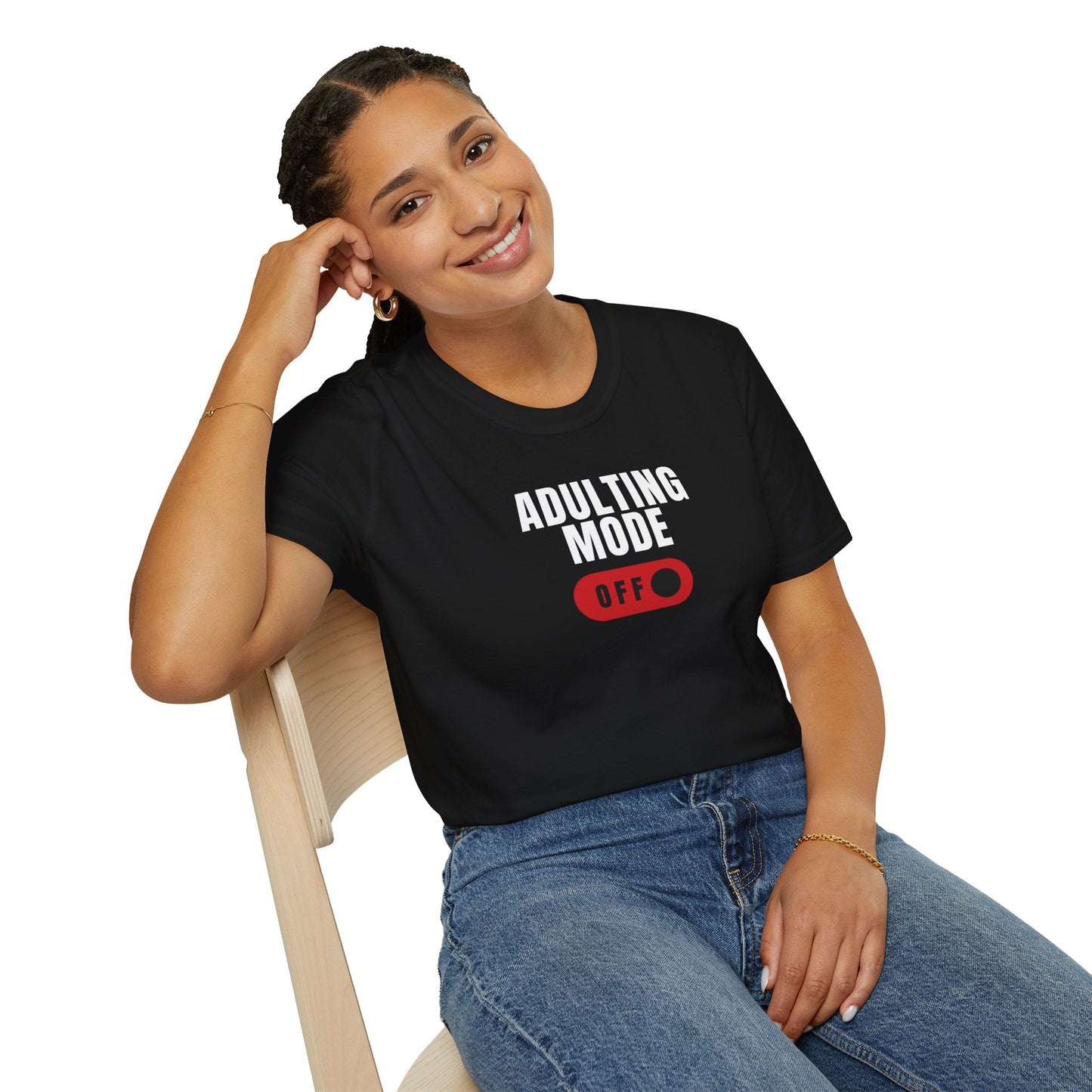 Adulting Mode Off Unisex Trendy T-shirt - Adulting Degenerate LLC