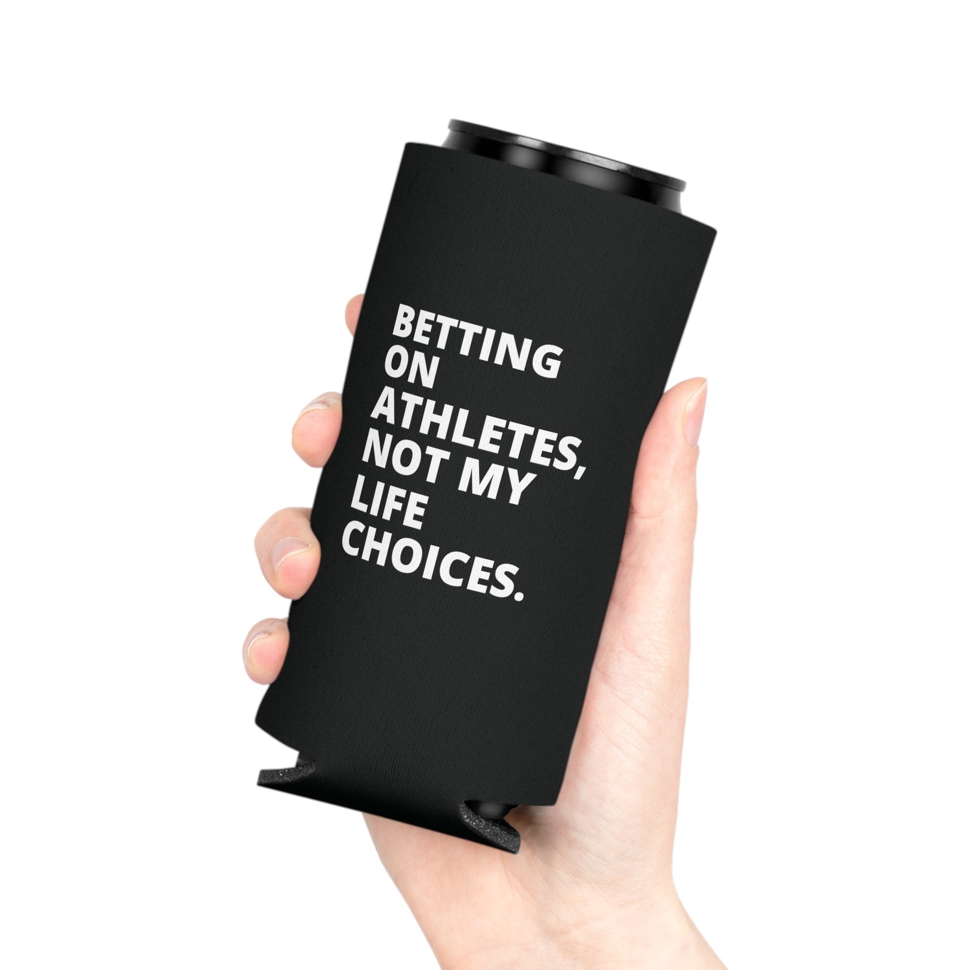 Betting on Athletes Can Cooler Party Essential "Coozie" - Adulting Degenerate LLC