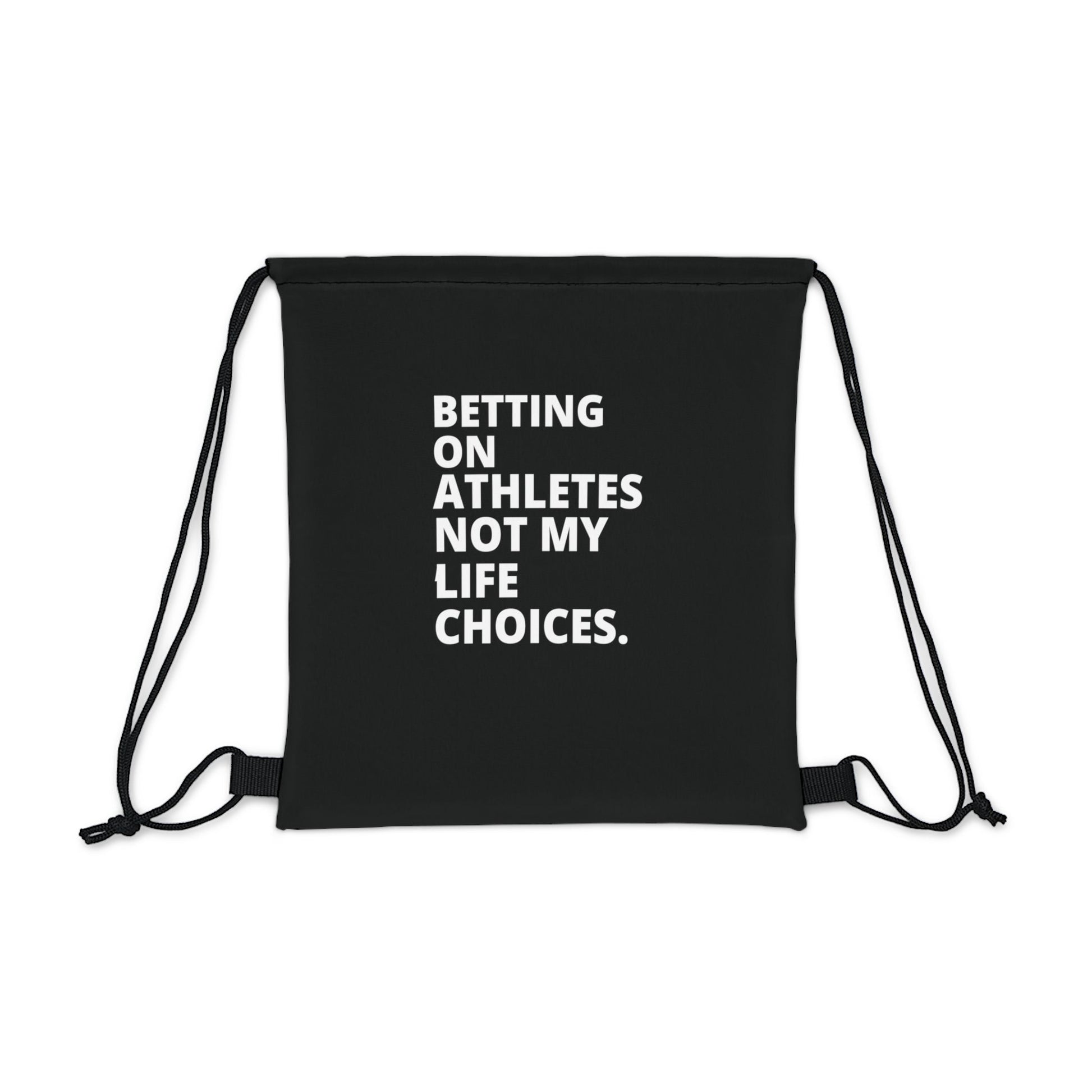 Betting on Athletes Drawstring Bag Everyday Bag - Adulting Degenerate LLC