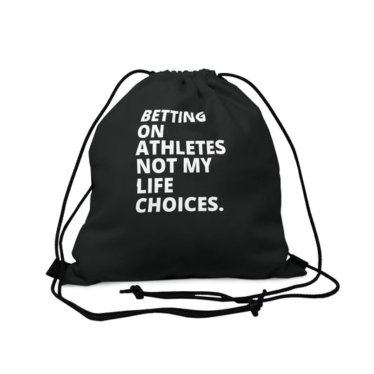 Betting on Athletes Drawstring Bag Everyday Bag - Adulting Degenerate LLC