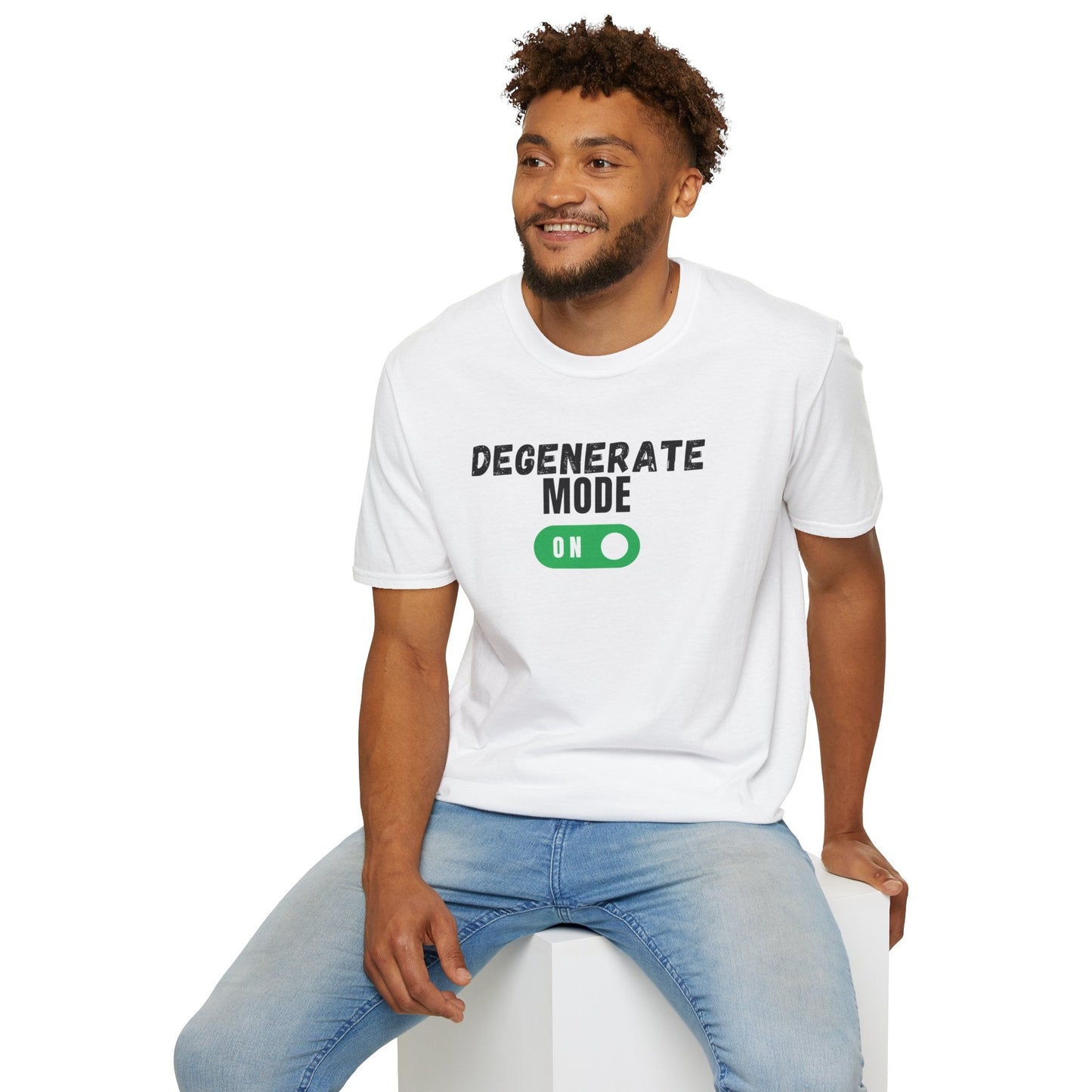 Degenerate Mode On Unisex Shirt Trendy T-shirt - Adulting Degenerate LLC