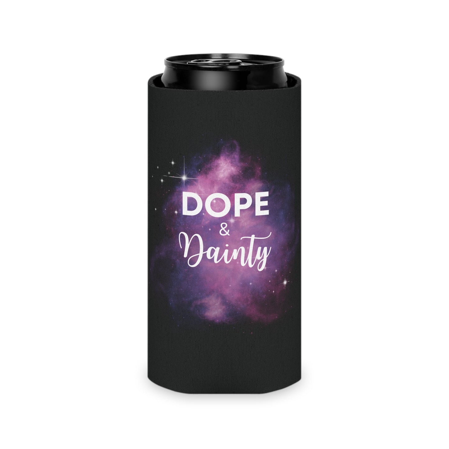 Galaxy Dope & Dainty Can Cooler Party Essential "Coozie" - Adulting Degenerate LLC