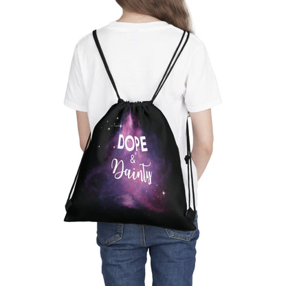 Galaxy Dope & Dainty Drawstring Bag Everyday Bag - Adulting Degenerate LLC