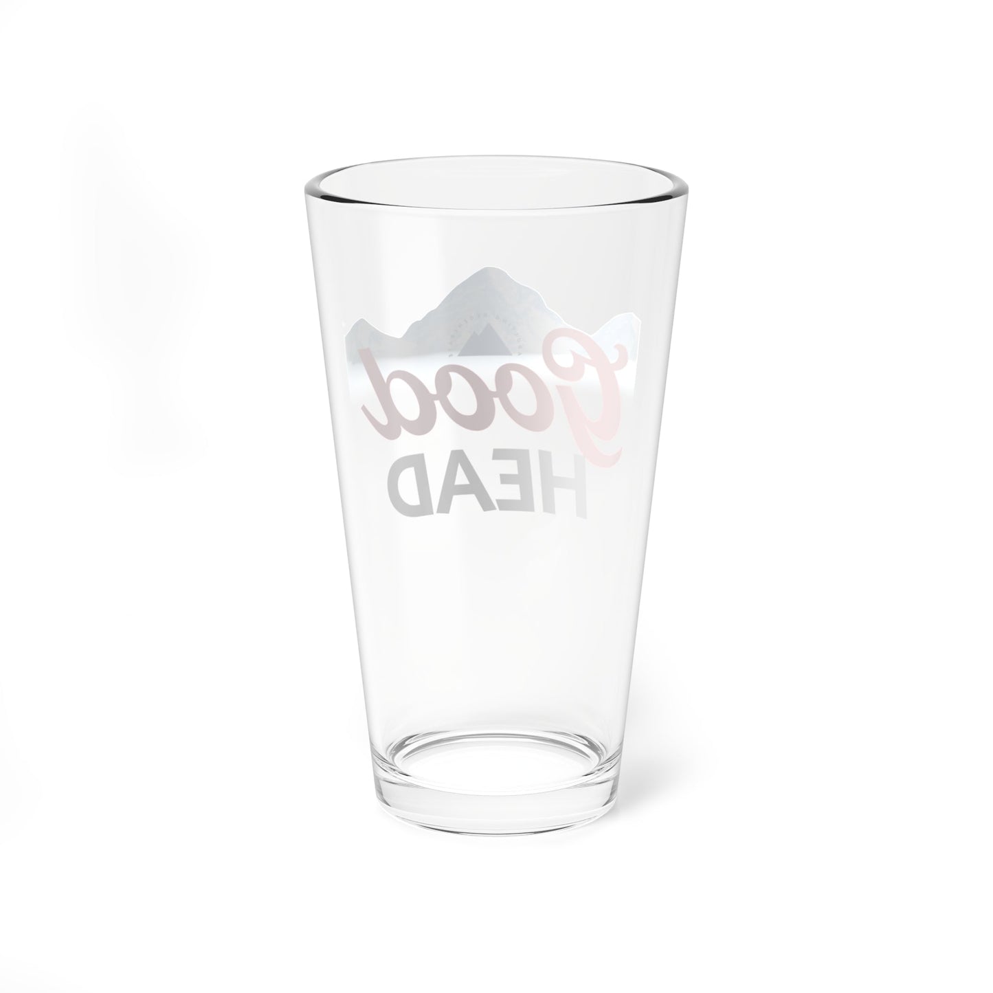 Good Head Beer Glass American Beer Inspired Pint Glass: Funny Gift for Craft Beer Fans - Adulting Degenerate LLC