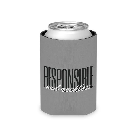 Responsible & Reckless Can Cooler Party Essential "Coozie" - Adulting Degenerate LLC