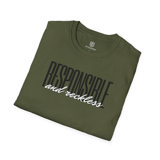 Responsible & Reckless Unisex Shirt Trendy T-shirt - Adulting Degenerate LLC