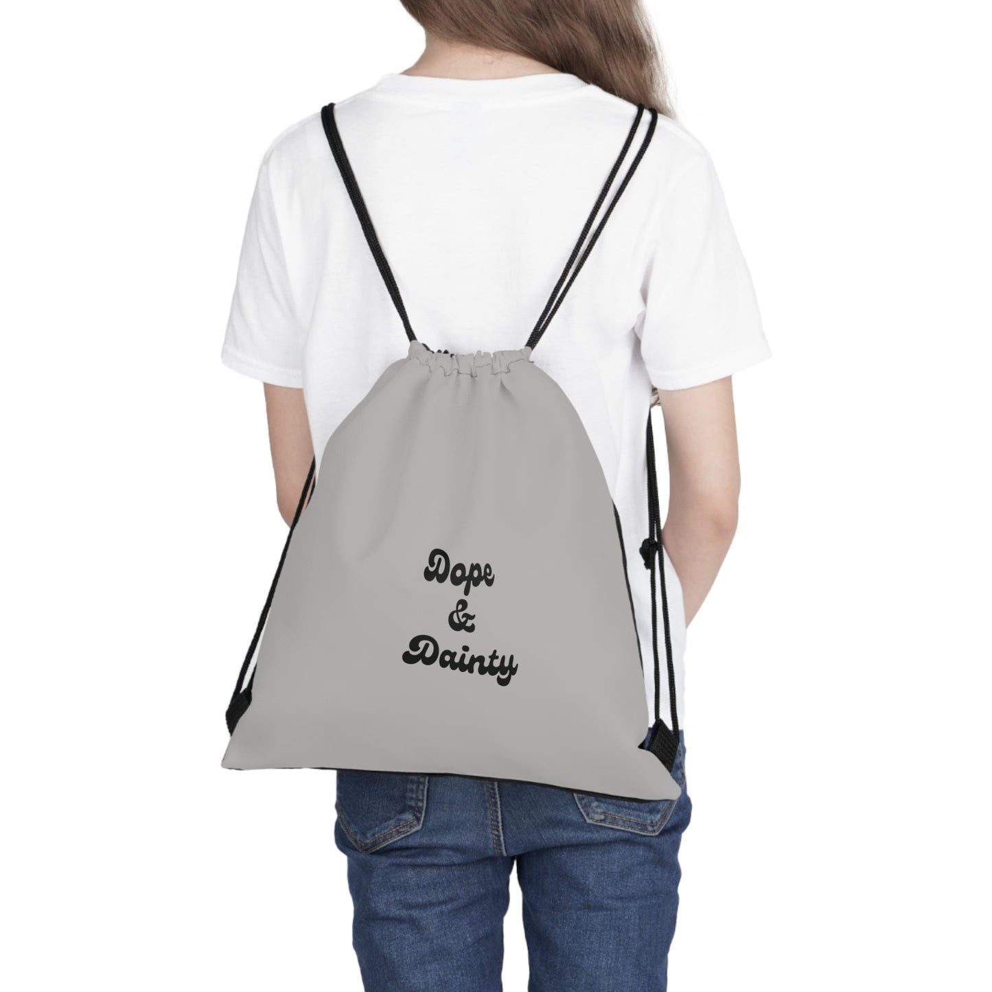 Retro Dope & Dainty Drawstring Bag Everyday Bag - Adulting Degenerate LLC