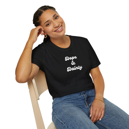 Retro Dope & Dainty Unisex Shirt Trendy T-shirt - Adulting Degenerate LLC