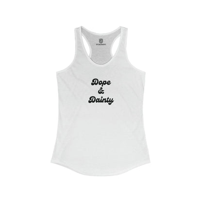 Retro Dope & Dainty Women's Rackerback Playful Tank Top - Adulting Degenerate LLC