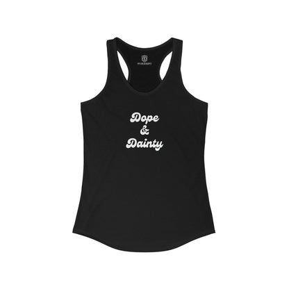 Retro Dope & Dainty Women's Rackerback Playful Tank Top - Adulting Degenerate LLC