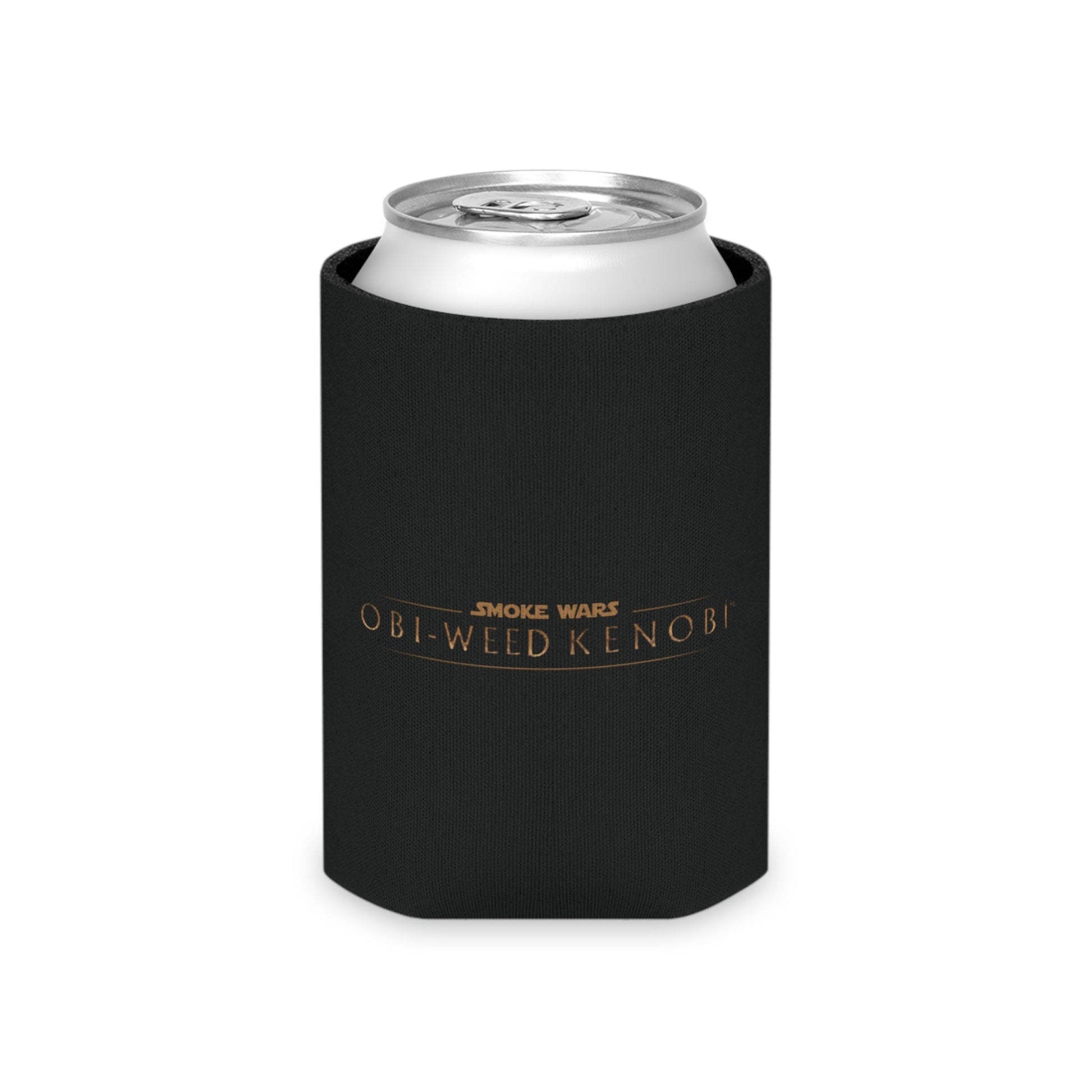 Smoke Wars Obi-Weed Kenobi Can Cooler Party Essential "Coozie" - Adulting Degenerate LLC