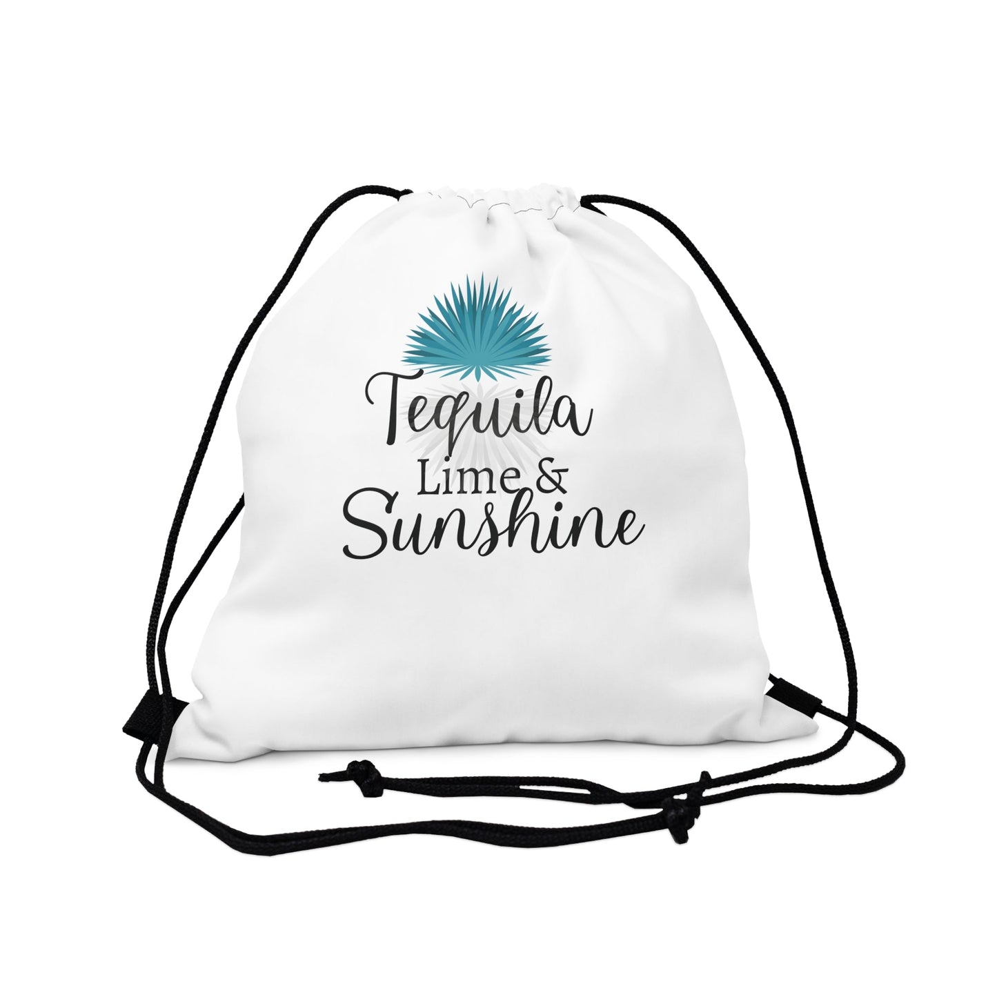 Tequila Lime & Sunshine Drawstring Bag Everyday Bag - Adulting Degenerate LLC